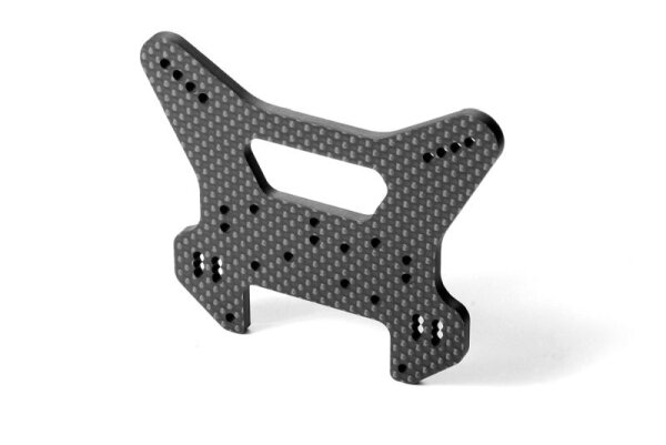 XB8 Kohlefaser Dämpferbrücke hinten 3,5mm - CNC Machined