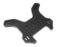 Dämpferbrücke 4mm, hinten, 7075 T6 Alu (CNC-gefräs