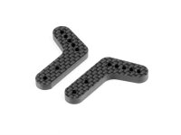 GT Graphite Roll Center Upright Platte hinten 4mm (2)