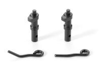 Alu Bremsexcenter Halter und Pfosten (2+2)
