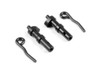 Alu Bremsexcenter Halter und Pfosten (2+2) hart beschichtet