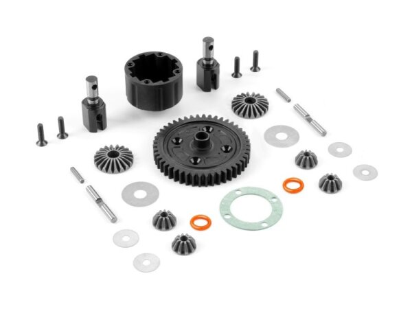 CENTER DIFFERENTIAL SMALL WITH COMPOSITE SPUR GEAR 46T - SET