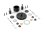 CENTER DIFFERENTIAL SMALL WITH COMPOSITE SPUR GEAR 46T - SET