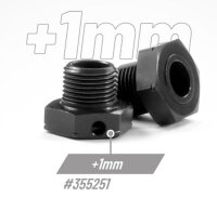 Radachse Achsversatz +1mm, Alu (gehärtet)