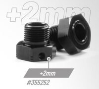 Radachse Achsversatz +2mm, Alu (gehärtet)