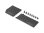 GRAPHITE BATTERY & RECEIVER COVER PLATE