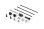 XB8 Servo Anlenk Satz, Gas- Bremse