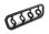 Beilegescheibe für Dämpfer (0,7mm, 1,3mm), Kunstst