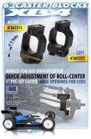 Composite C-Hub 6° Nachlauf - links