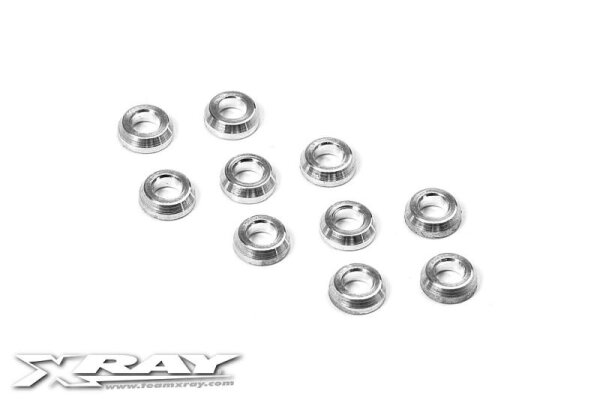 Alu Unterlegscheiben konisch 3x6x2mm (10)