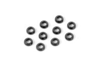 Alu Unterlegscheiben konisch 3x6x2mm - schwarz (10