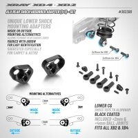 ALU REAR SHOCK ABSORBER ADAPTER (1+1) - SET