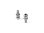 HARD STEEL BALL END 5.4MM WITH THREAD 6MM - NICKEL COATED (2