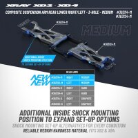 COMPOSITE SUSPENSION ARM REAR LOWER LEFT - 3-HOLE - MEDIUM