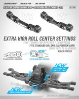 ALU REAR SUSPENSION HOLDERS - EXTRA HIGH ROLL CENTERS - SET