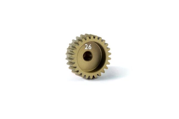 Alu Motorritzel - gehärtet - 26 Zähne - 48dp