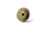 Alu Motorritzel - gehärtet - 32 Zähne - 48dp