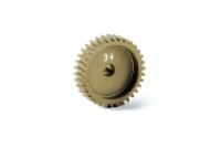 Alu Motorritzel - gehärtet - 34 Zähne - 48dp