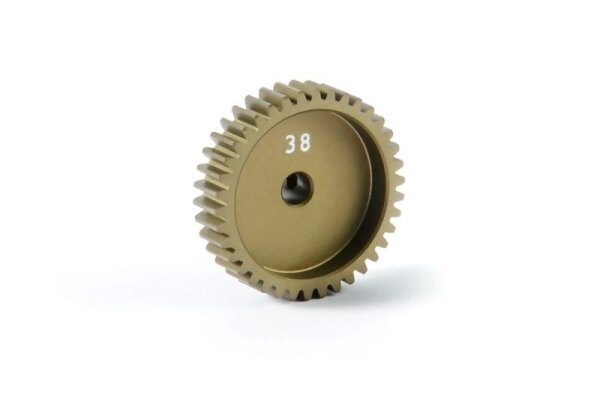 Alu Motorritzel - gehärtet - 38 Zähne - 48dp