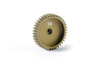Alu Motorritzel - gehärtet - 38 Zähne - 48dp
