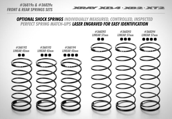 Federn Set hinten L=57mm - 3 Punkt (2)