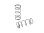 FRONT BIG BORE CONICAL SPRING-SET L=49MM - 2 DOTS (2)