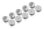 4WD FRONT WHEEL AERODISK WITH 12MM HEX IFMAR WHITE HARD (10)