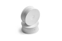 4WD FRONT WHEEL AERODISK WITH 12MM HEX IFMAR WHITE HARD (2)