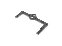 X12 CARBON REAR POD LOWER PLATE FOR 1-PIECE CHASSIS - REAR