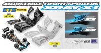 X1 Spoiler vorne einstellbar schwarz - ETS Approved