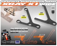 X1´18 Graphite Querlenker unten 2.5mm WIDE