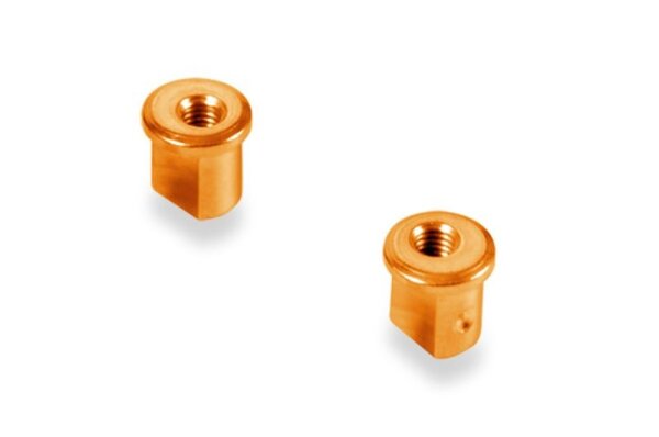 Alu Führungsbuchsen 0.5mm Orange (2)