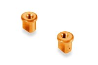 Alu Führungsbuchsen 0.5mm Orange (2)