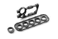 X1 Alu Bulkhead hinten - Motor rechts + Höheneinsteller