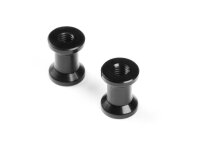 ALU REAR BRACE MOUNT 9MM - BLACK (2)