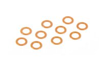 Alu Unterlegscheiben 5.3x7.8x0.5mm - ORANGE (10)