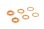 Unterlegscheiben Set (0.5MM, 1.0MM, 2.0MM) Orange