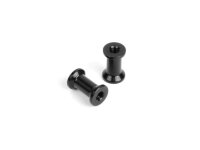 Alubesfestigung 10.8mm Schwarz (2)