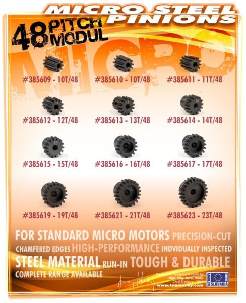 Ritzel 12Z / 48pitch, Stahl