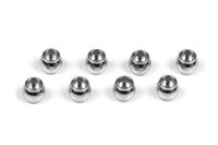 Kugelkopf 6,3mm Type B, nickelbeschichtet