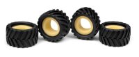 MICRO Monster-Truck Reifen inkl. Einlage - Chevron