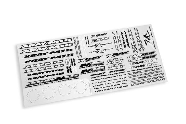 Karosserieaufkleber M18 - Weiss