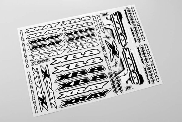 XB8 Sticker Weiss