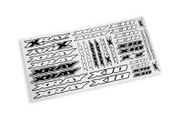 X1 Dekorbogen - WEISS