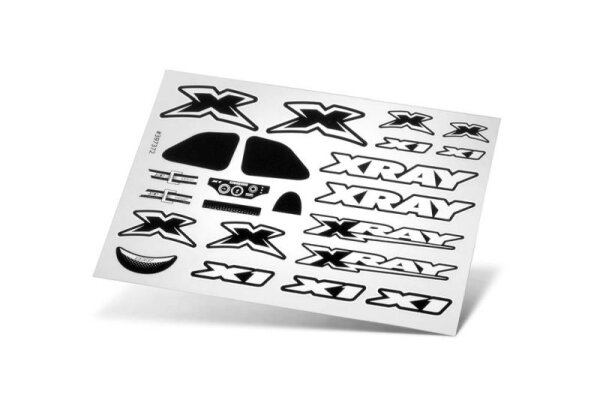 X10 Dekorbogen Set - weiß