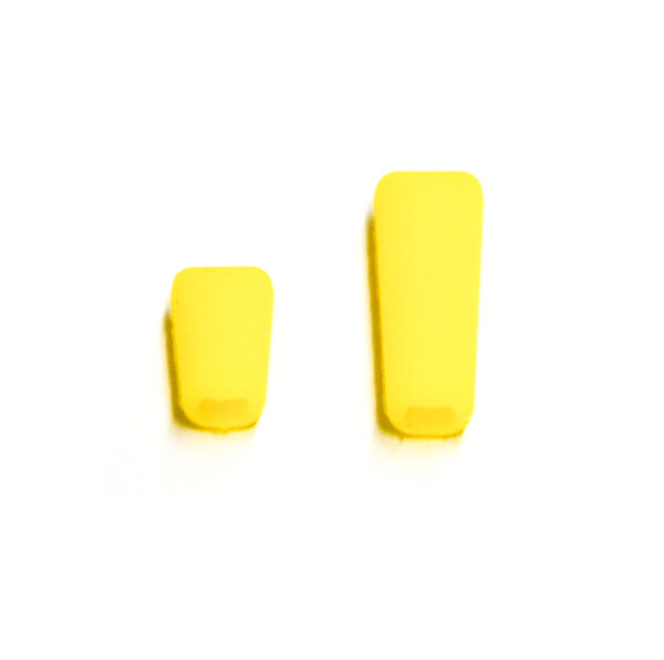 Sender Schalterkappen - gelb (1x kurz, 1x lang)