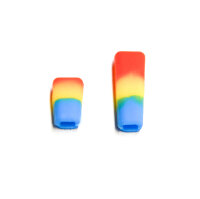 Sender Schalterkappen  - rainbow (1x kurz, 1x lang)