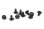 Innensechskantschraube Schraube mit Flansch M3x6mm (10)