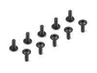 HEX SCREW FLANGED SH M3x8  (10)