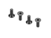 HEX SCREW 110° SFH M3x8 - CNC MACHINED - HUDY SPRING STEEL (